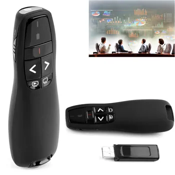 

RF 2.4GHz Wireless Presenter Presentation 50m Range USB Remote Control Powerpoint PPT Clicker GDeals