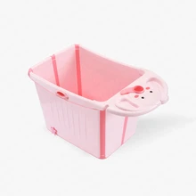 Baby Folding Tub Children Bath Barrel Large Household Can Sit Baby Bath Tub Bath Barrel Bath Bucket Child