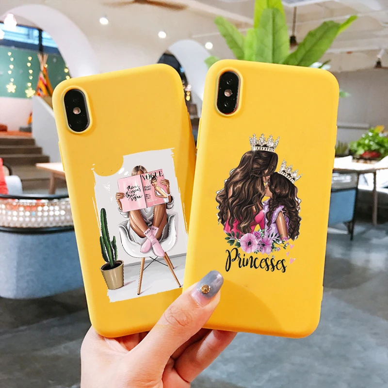 Чехол для iphone 6 S 7 8 Plus 5 5S SE черный коричневый силиконовый мягкий TPU чехол XR XS X XSMAX |