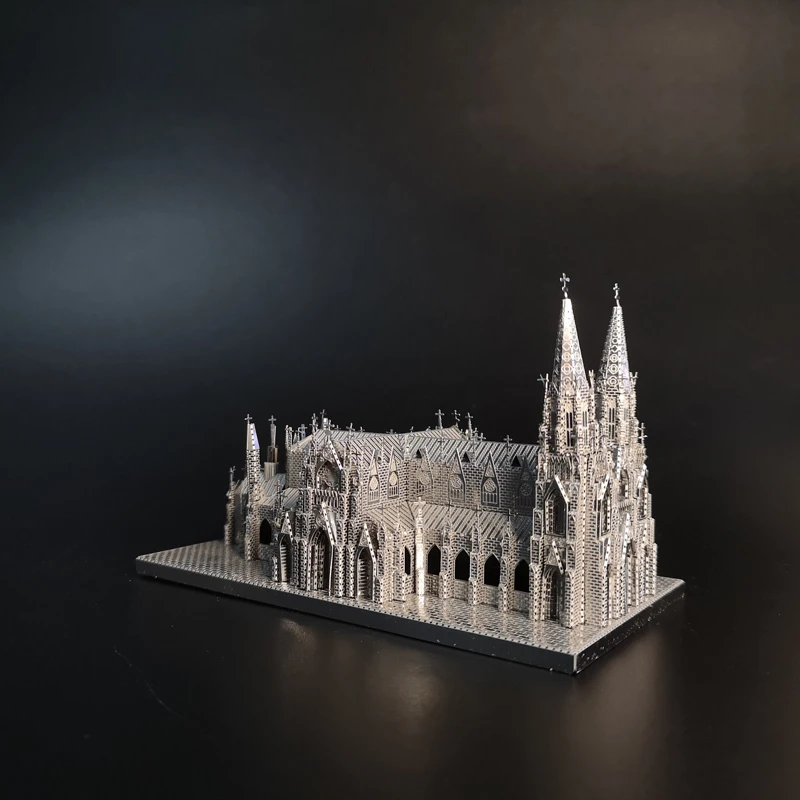 HK NANYUAN ST. PATRICK'S CATHEDRAL 3D головоломка металлическая сборка модели домашнего интерьера украшения diy архитектура