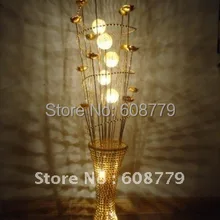 F036-Новое поступление Алюминий бисером торшеры