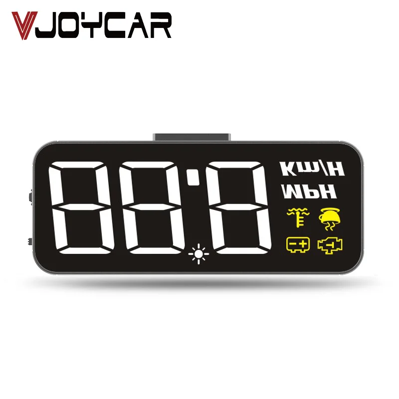 heads on display digital car speedometer