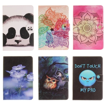 

Panda Case For Huawei MediaPad T3 10 AGS-L09 AGS-L03 9.6 Inch Tablet Cover Funda PU Leather Case For Honor Play Pad 2 9.6 #S