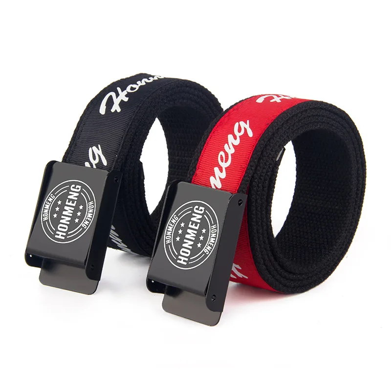 

Hot Sale New Trendy Print letter Colors Exquisite Waist Belt for Women Lady Pretty canvas Thin Skinny Waist Belt Dress Accessory