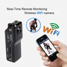 Mini WiFi P2P IP DV Camera Camcorder Motion Detect Video Record Web Cam Wireless Phone Sport Vehicle Baby Monitor TF Card MD81S