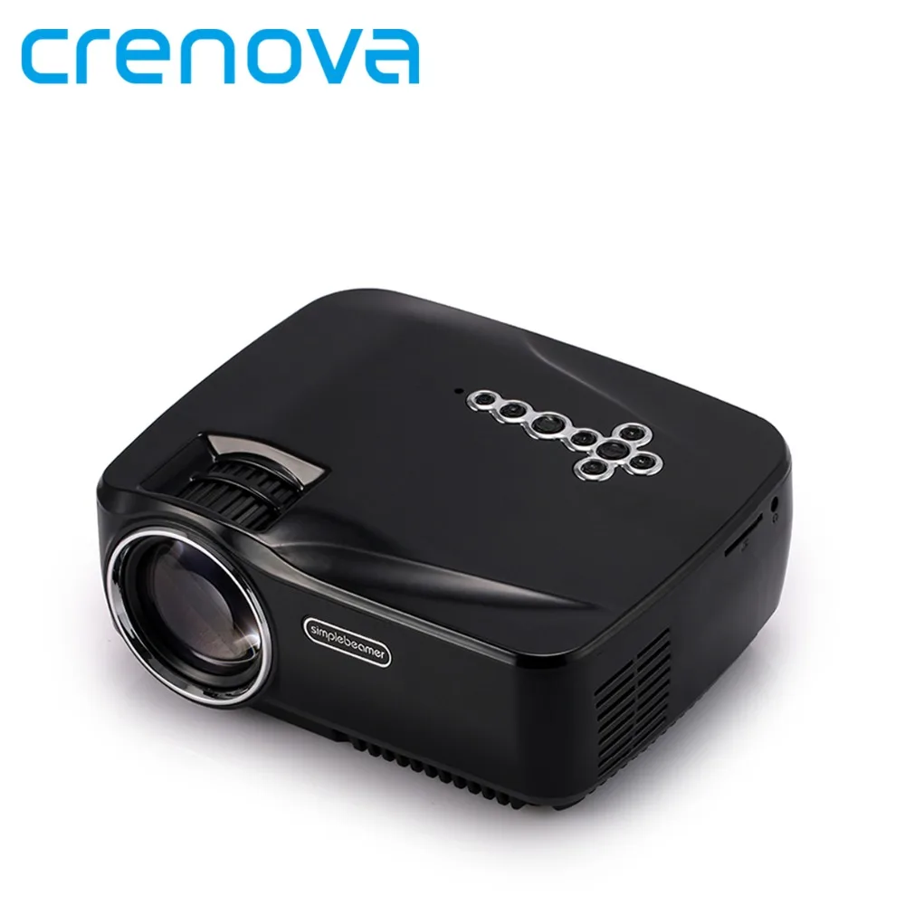 Crenova GP70UP WIFI Bluetooth Android 4.4 Projector with Google Play 1G RAM 8G ROM Support 1080P Analog TV Mini LED Projector
