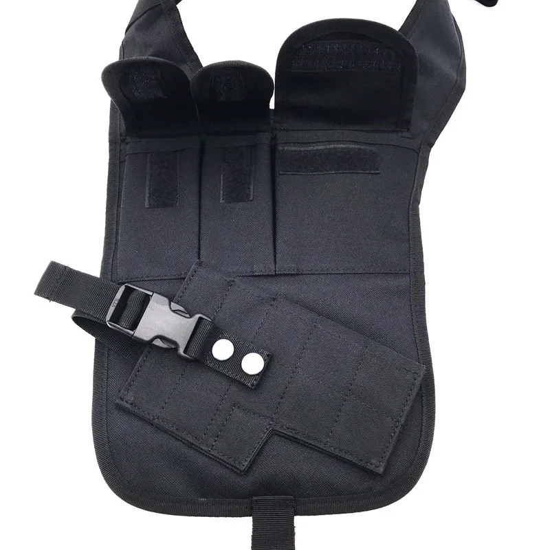 

600D Nylon Tactical Military Hunting Shoulder Armpit Bag Underarm Shoulder Holster with Additional Pouch for Hunting Shooting
