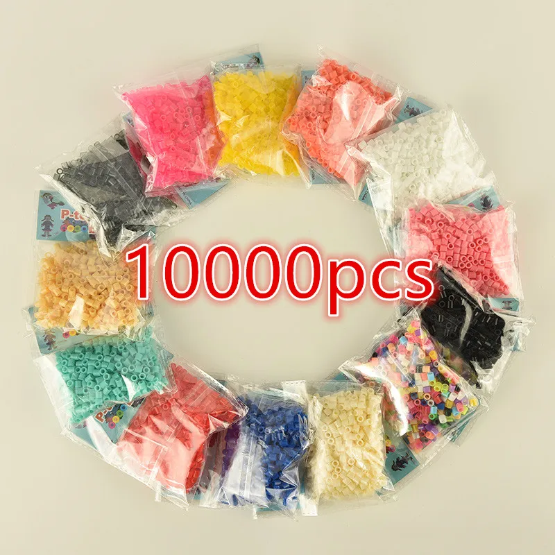 10000pcs/lot Wholesale 20Packs 5mm Hama Beads Perler Beads Intelligence Educational Toys Craft