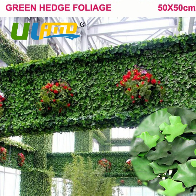 Boxwood Artificial Balcony Fence 1mx1m Outdoor Artificial Plant Boxwood Panel For House Plastic PE UV Proof Garden Decoration Boxwood Artificial Balcony Fence 1mx1m Outdoor Artificial Plant Boxwood Panel For House Plastic PE UV Proof Garden Decoration