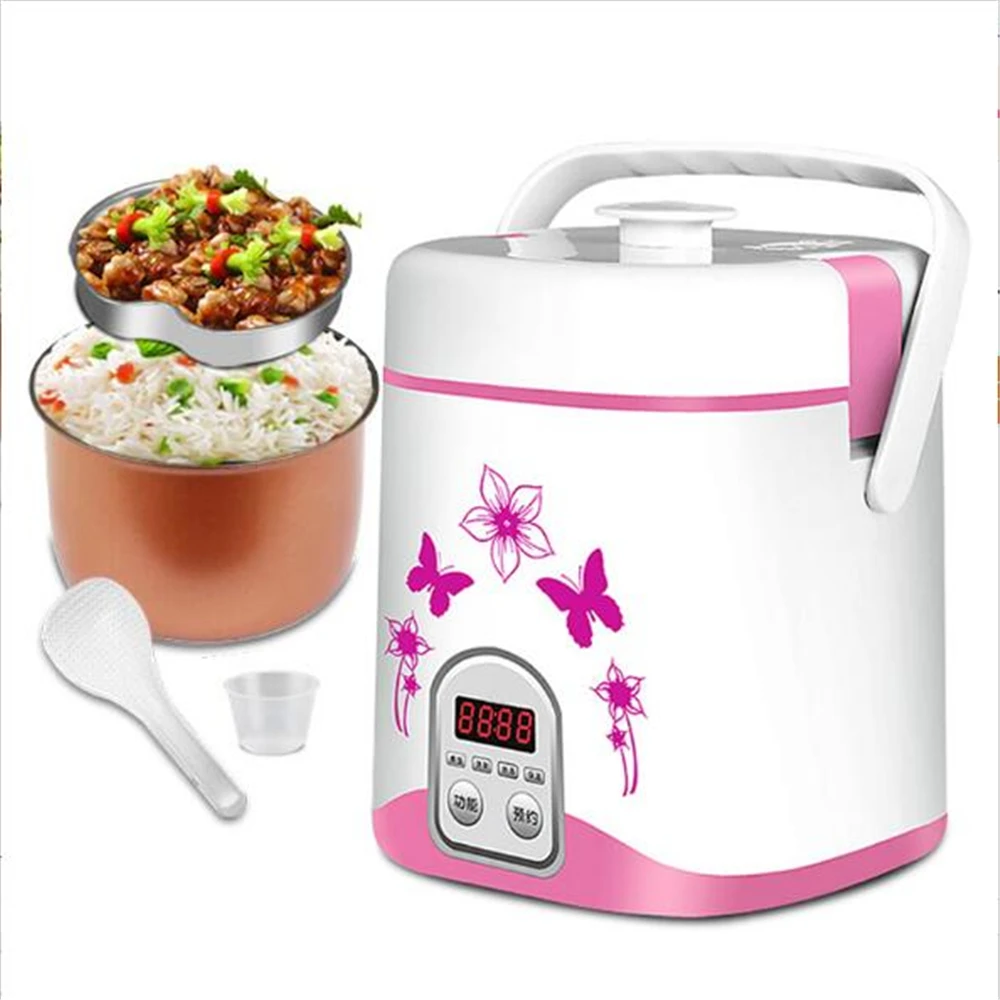 

2018050301 xiangli mini rice cooker 1-2 people dormitory dormitories small electric lunch box special offer 3 colours 103.88