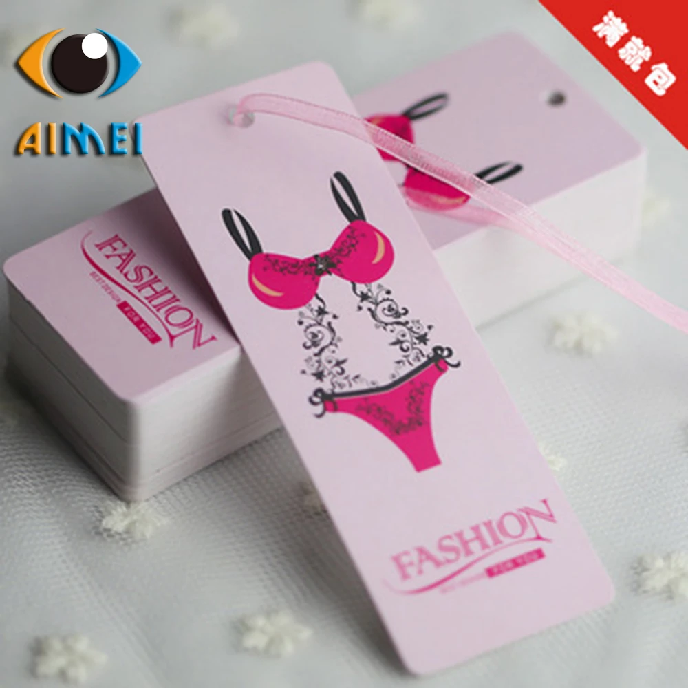 

The new women 's clothing sexy tag underwear in the high - end clothing tag spot home clothing tag design