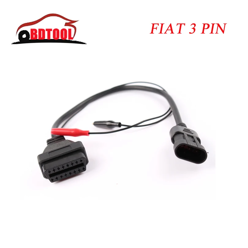 

2019 Free Ship OBD 16PIN TO F-IAT 3PIN to obd2 Diagnostic Car Cables Connector F-iat 3pin best qiality and best price