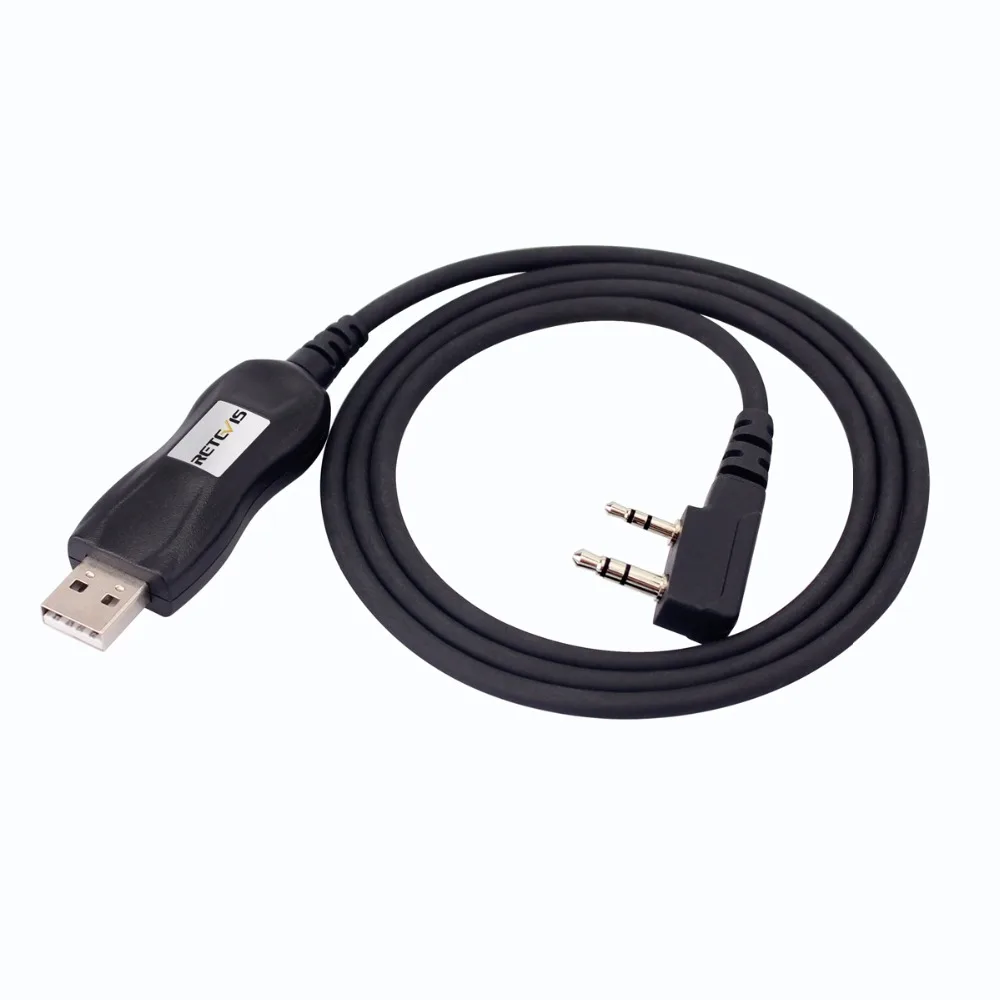 USB Кабель для программирования Retevis FTDI Kenwood Baofeng UV 5R H777 RT21 RT22 RT80 TYT Walkie Talkie поддержка