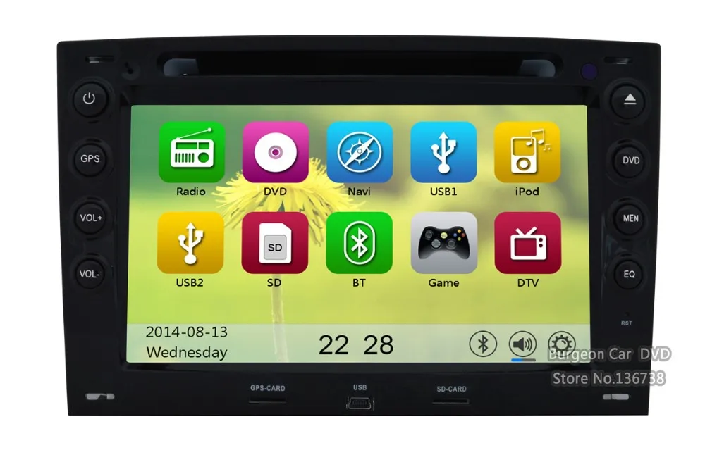 Flash Deal Touch Screen Car DVD Player GPS Navigation System FOR Renault Megane 2 ii 2003-2008 Bluetooth IPOD Radio Central Multimedia 24