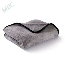 MJJC 40*100 см серый цвет черный Обрезной плюшевый автомобиль сушильная ткань полотенце уход за автомобилем полотенце для автомобиля полировка воска