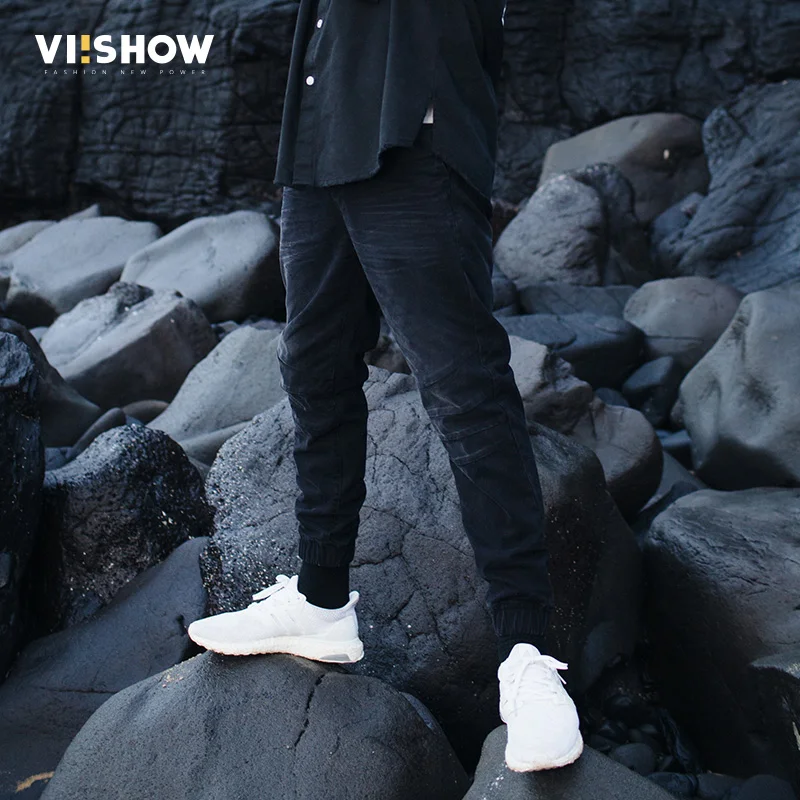 VIISHOW ba осень новое поступление Осенние повседневные штаны Мужская брендовая