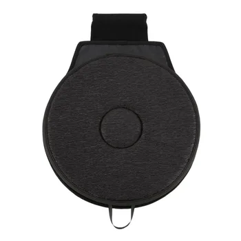 

2pcs non-slip Car Seat Revolving Rotating Cushion Swivel Foam Mobility Aid seat cushion in chair Tie On Pad Dark brown massage