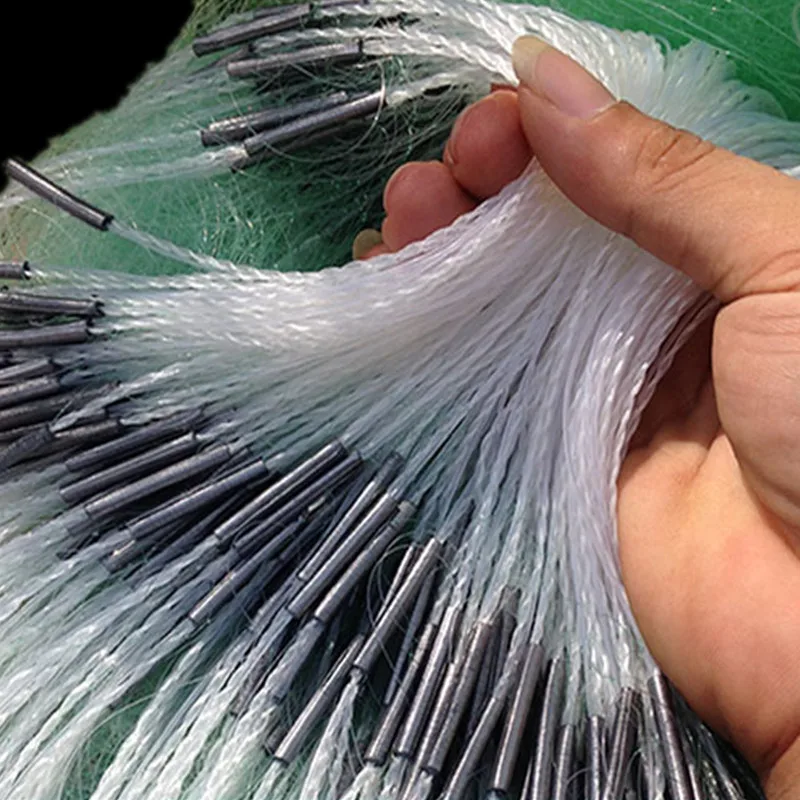 Centímetros de Malha Rede de Pesca Armadilha para Peixes Filet de Peche Rede de Nylon Rede de Emalhar Forte 3 Camada 2 Cm-7 Float Super H1.5m-2 m * L80m 5 Forte H1.5m-2 m * L80m 3 camada