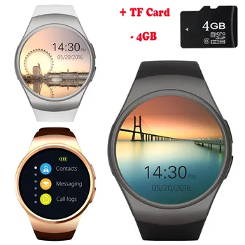 

SunKinFon KW18+ Clock Smart Watch Android Health Tracker MTK2502C Bluetooth Notification Support SIM TF Card for Samsung Xiaomi