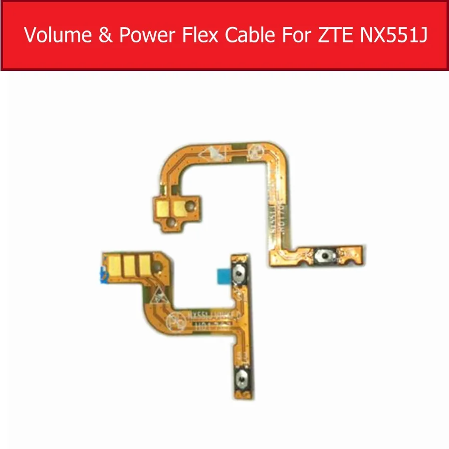 Мощность и Объем шлейф для zte Нубия M2 NX551J Мощность и объем Управление сбоку ключ кнопка включения Flex ленты запчасти для авто