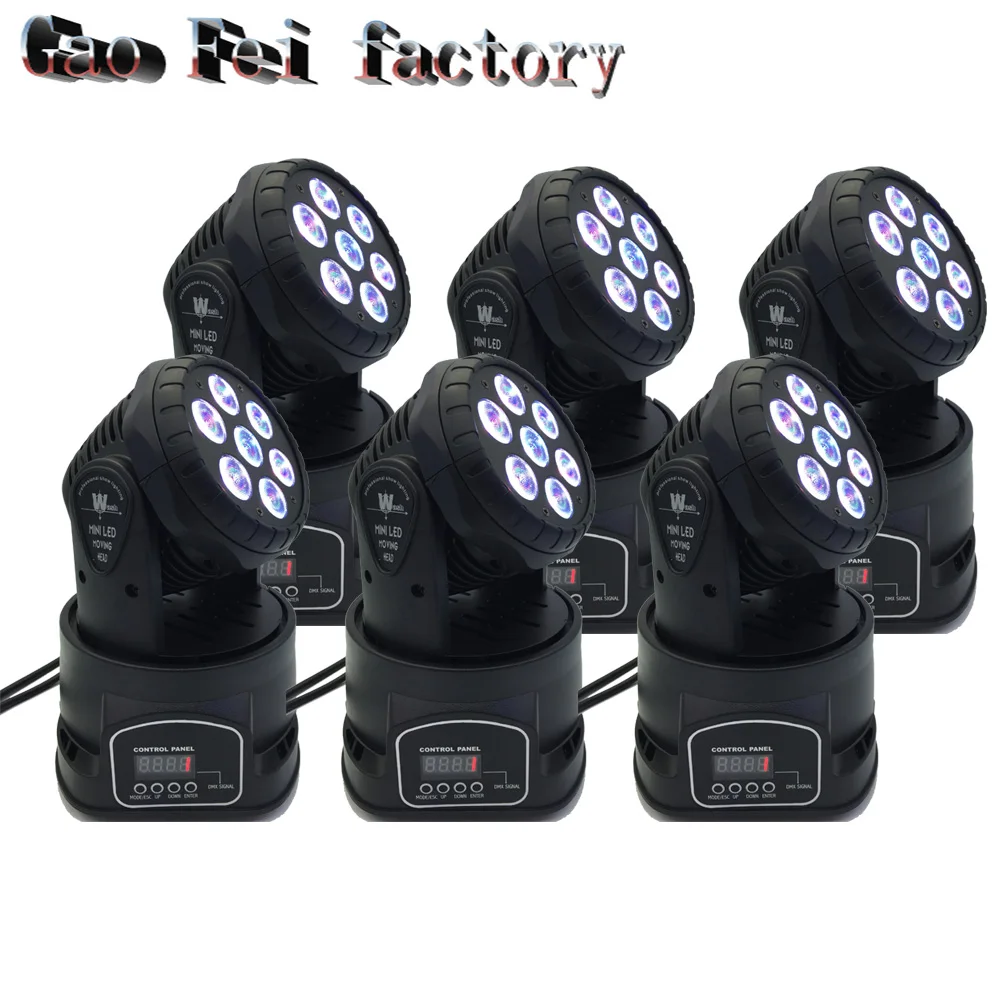 

7*12W LED RGBW 4in1 led moving head wash light of DJ equipment