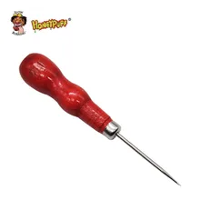 HONEYPUFF Кальян Фольга Дырокол с деревянной ручкой фольга пирсинг инструмент одинарная игла Дырокол из фольги Chicha алюминиевая фольга аксессуары для кальяна