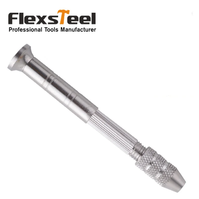 

Flexsteel Mini Manual Hand Drill Chuck Twsit Micro Drill Bit 0.3-2.5mm Adjuestable Pin Vice for DIY Carving Tool