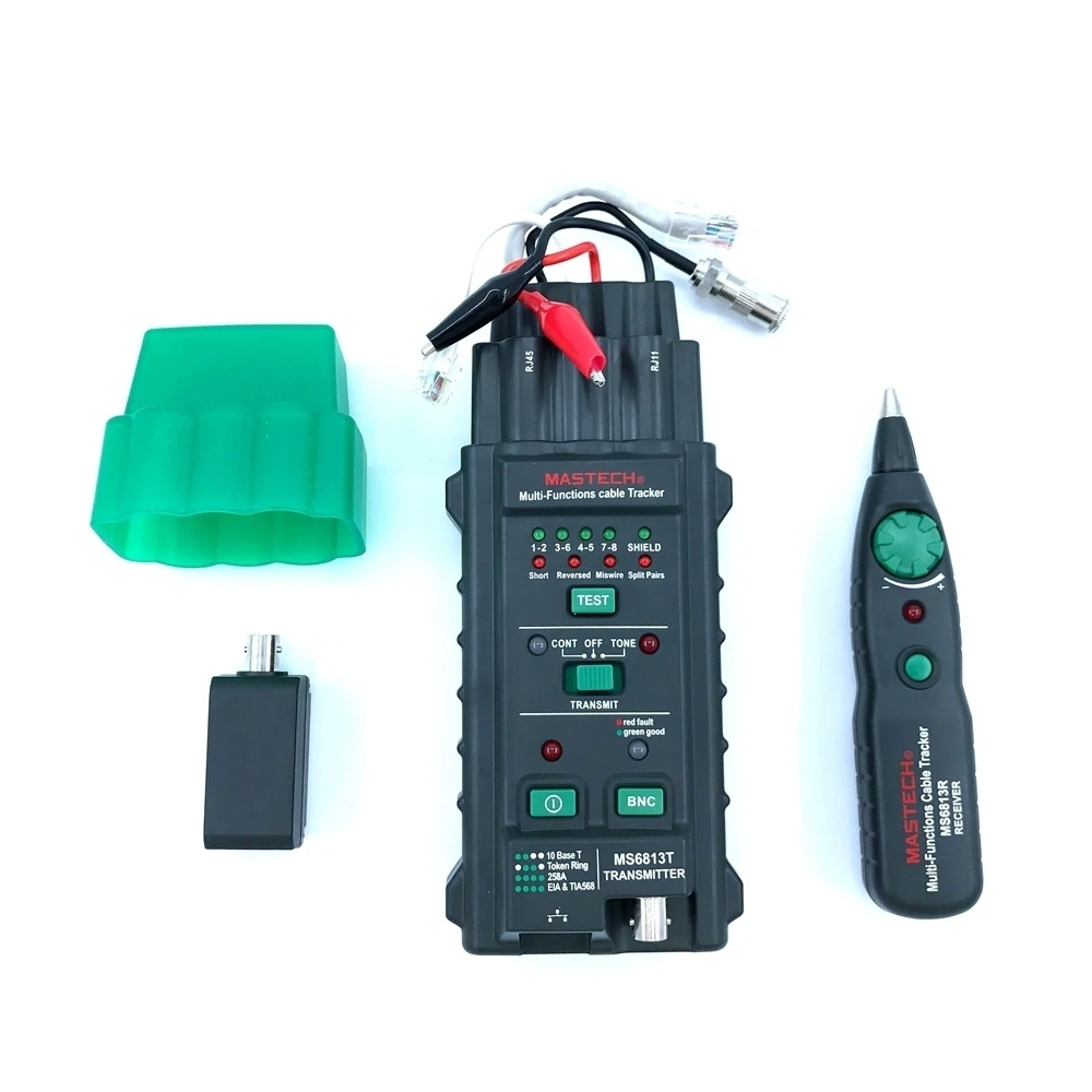 Mastech MS6813 Многофункциональный трекер для кабелей анализатор сети RJ45 RJ11 NBC тестер