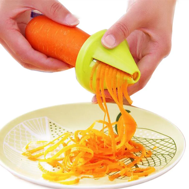 Воронка модель спираль слайсер растительная шред морковь резак для редиски измельченный устройства винт Терка колесо-точилка посуда Запчасти