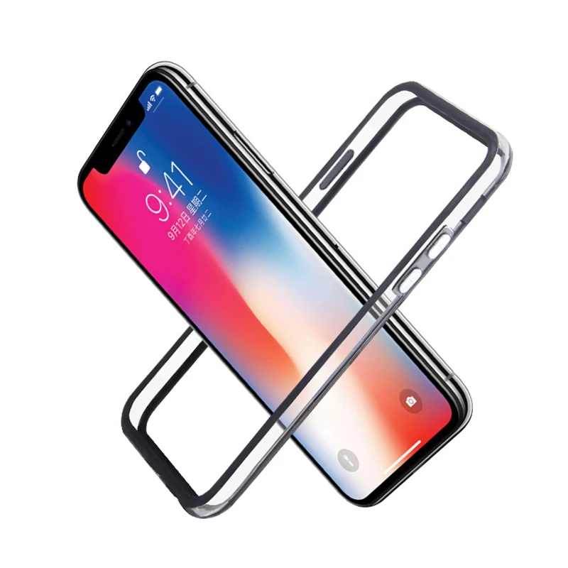 Для Apple iPhone X SE 5 5S 6 6s 7 8 10 XS Plus плюс Цвет противоударный прозрачный силиконовый