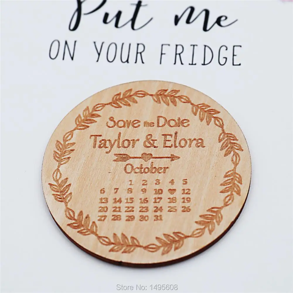  Wedding Save the Date Magnets Calendar Magnet SetPersonalized Wedding Invitation  Wedding Accessori - 32932336234