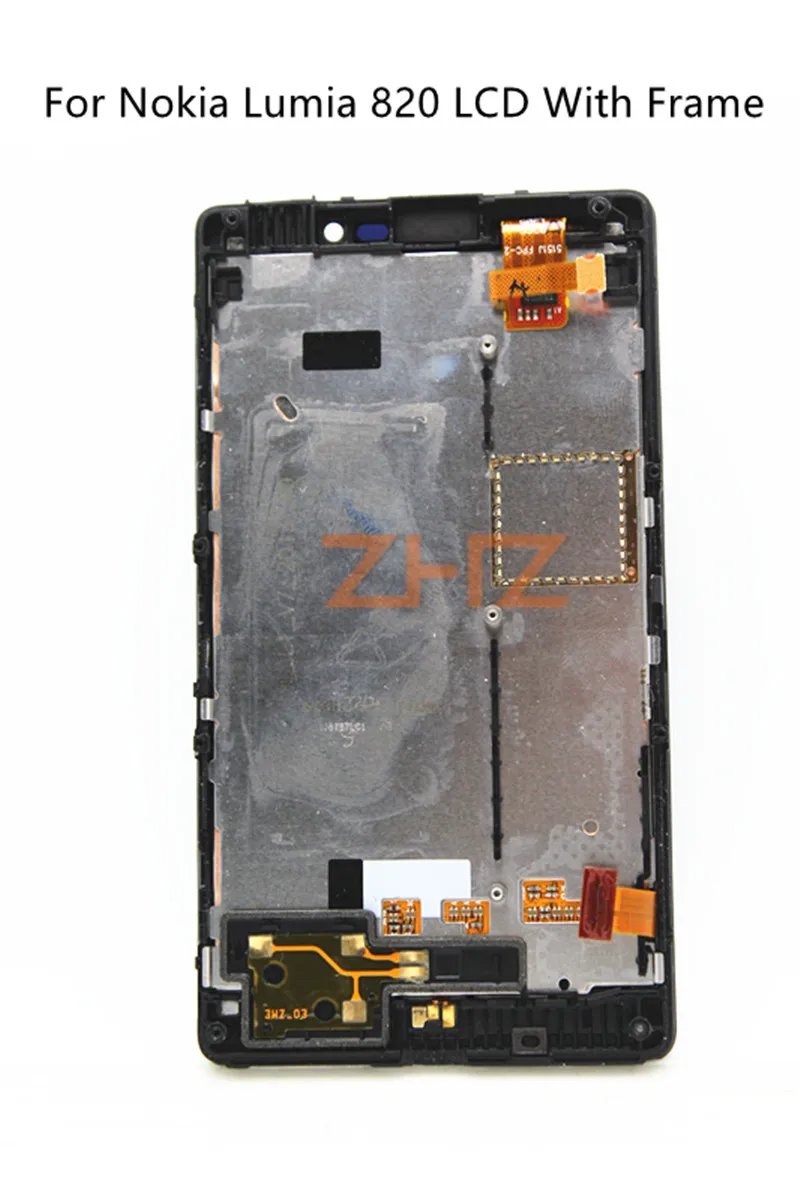 Для Nokia Lumia 820 ЖК дисплей сенсорный экран с рамкой дигитайзер в сборе запасные