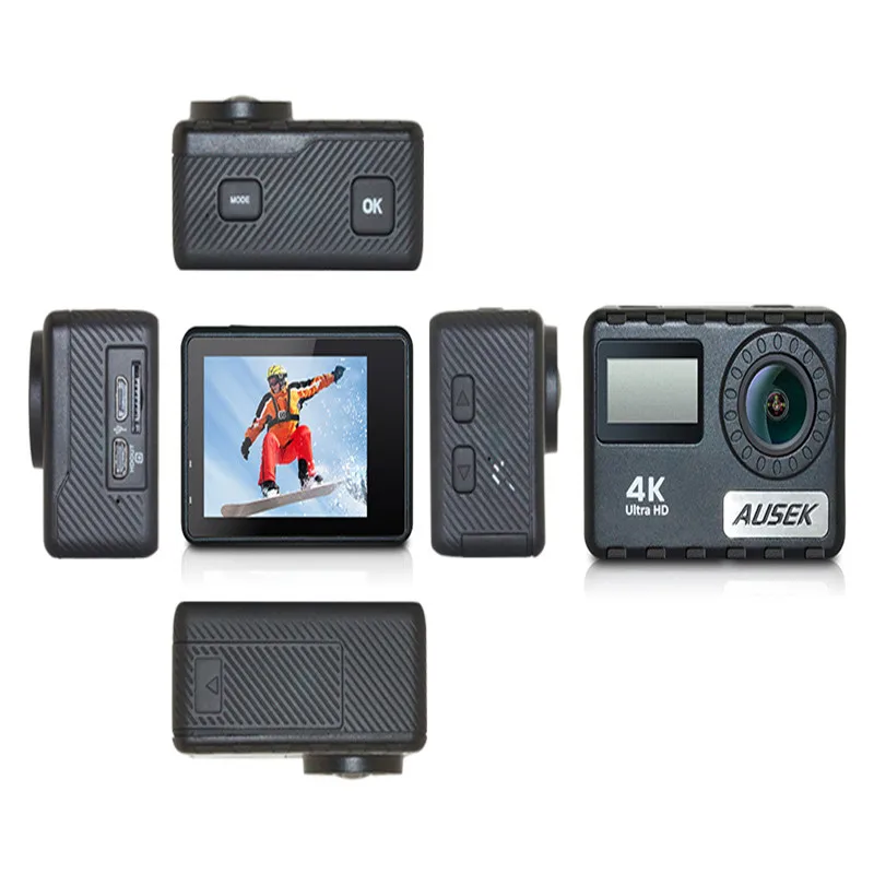 At 36dr 4 К 30fps 170 градусов Широкий формат Ultra HD 2 дюймов ЖК дисплей touch 30 м