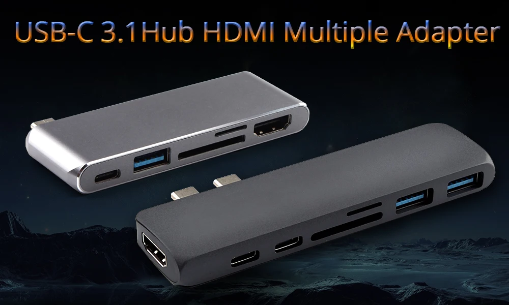 USB C концентратор HDMI к Gigabit Ethernet Rj45 Lan адаптер для Macbook Pro 13 15 16 Air 13,3 Thunderbolt 3 USB-C порт зарядного устройства