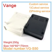 1 шт./лот Экструзионная коробка прессформы 140*60*170 мм ABS Пластиковый материал распределительная коробка корпус для электронного проекта коробка