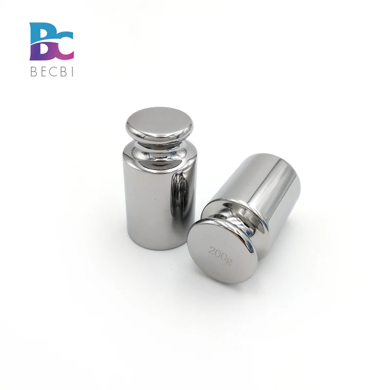 

BECBI Weight Calibration Class M1 Stainless Steel Chrome Plating Weights Precision Gram Scale Calibration Pack of 1