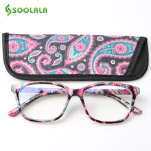 SOOLALA – lunettes filtrantes Anti-lumière bleue, imprimées, Protection des yeux, ordinateur, monture optique, Prescription