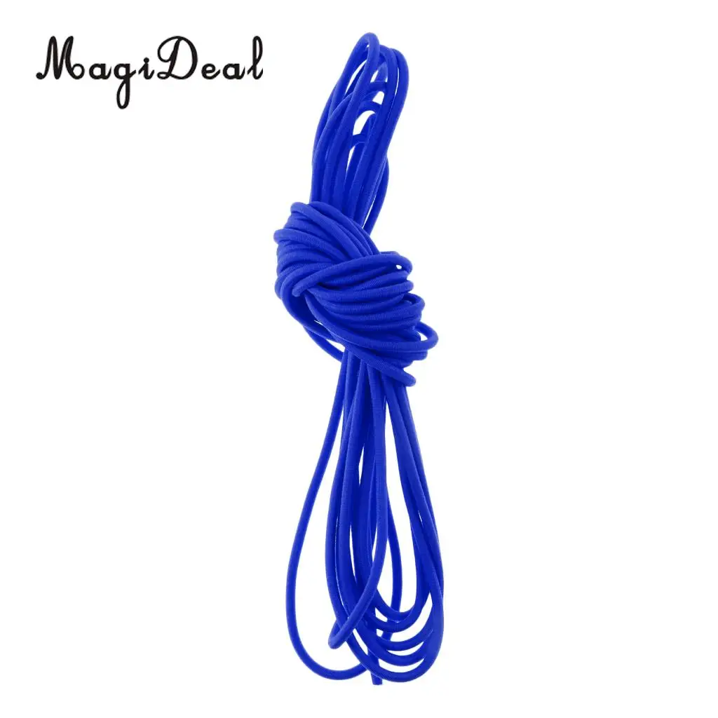 MagiDeal 3mm Elastic Bungee Cord Marine Grade Shock Rope Stretch Band Tie Down Kayak Boat Tent Poles Tarpaulin - Various Length