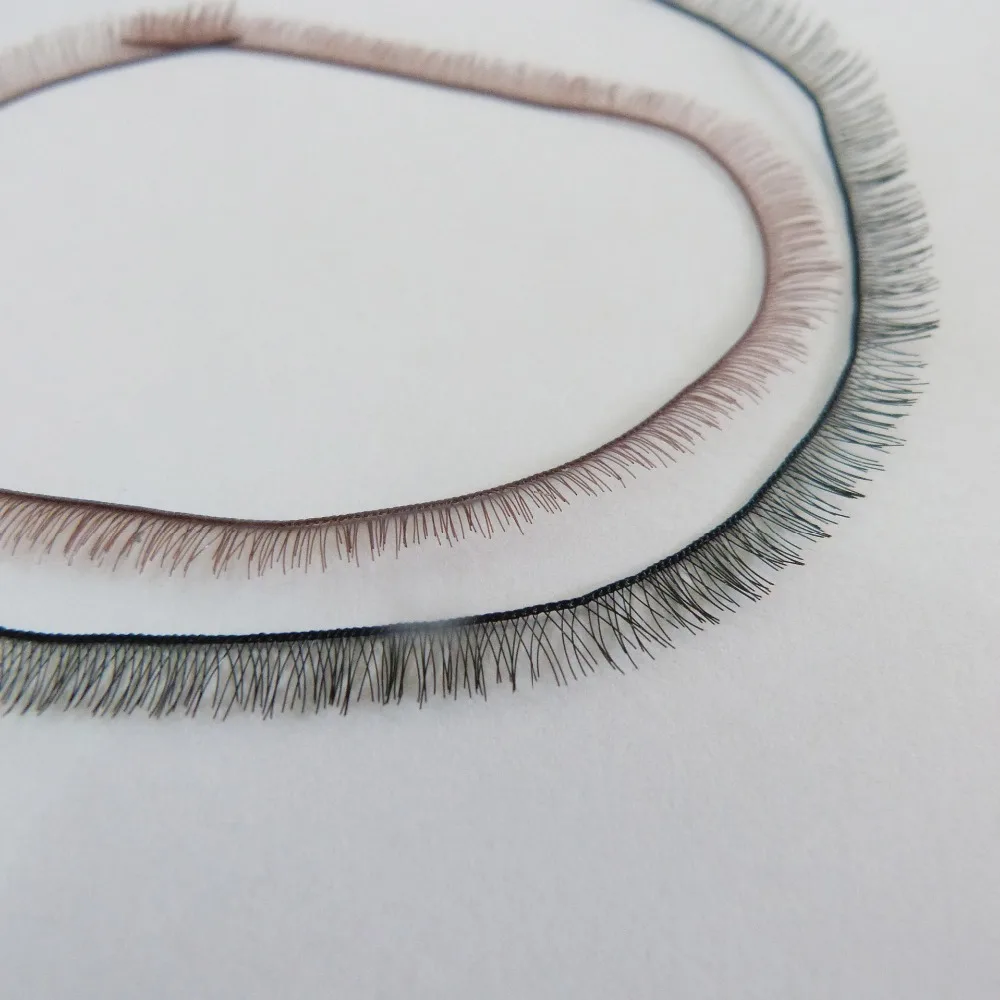 

20pcs/lot 20x5mm/20x8mm black/coffee color toy eyelash for toy eyes finding plush doll--color option