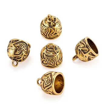 

200pcs Tibetan Style Alloy Cord Ends for Jewelry Making DIY Accessories Findings, Lead Free & Cadmium Free