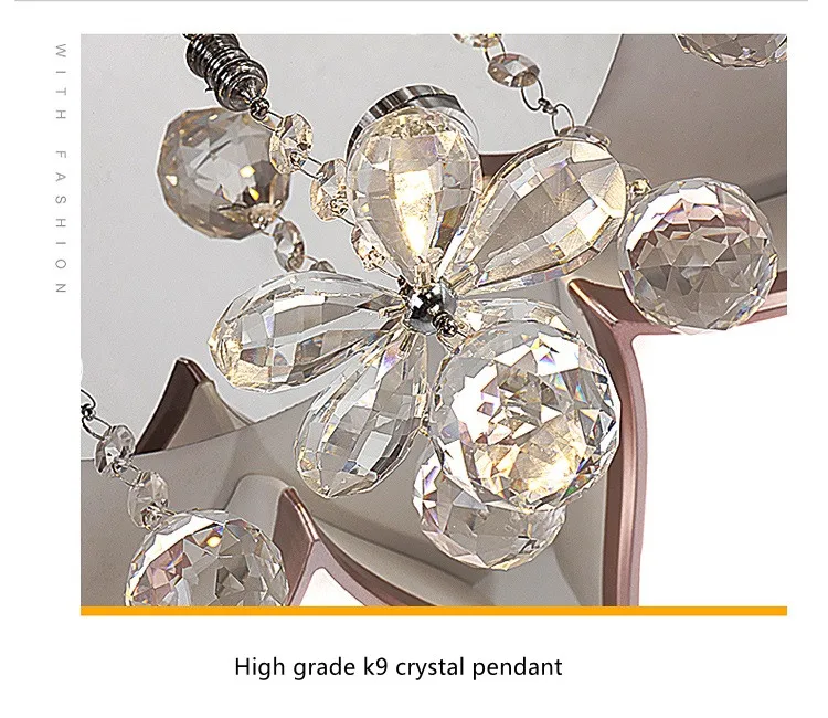 ceiling chandelier led to the living room lustre cristal modern led chandeliers24