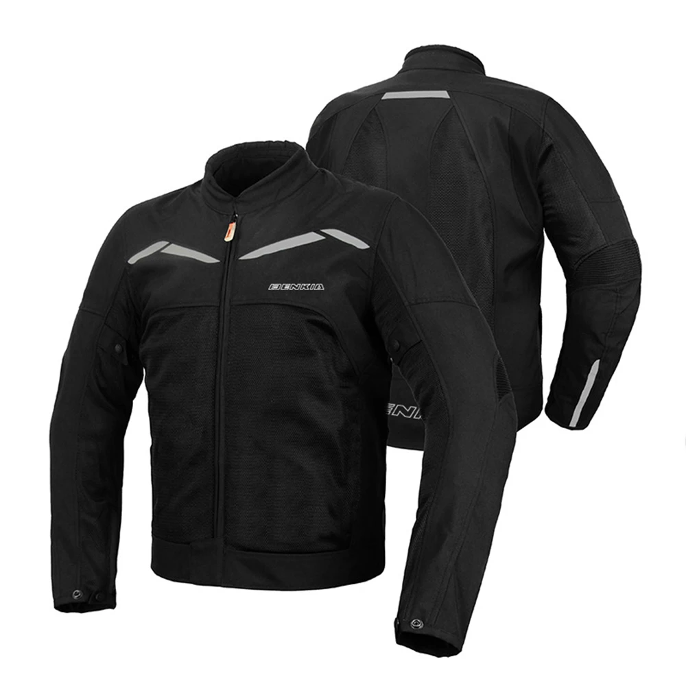 

BENKIA Motorcycle Jacket Men Spring Summer Autumn Breathable Mesh Jacket Racing Moto Jacket Motorcycle Protective Gear
