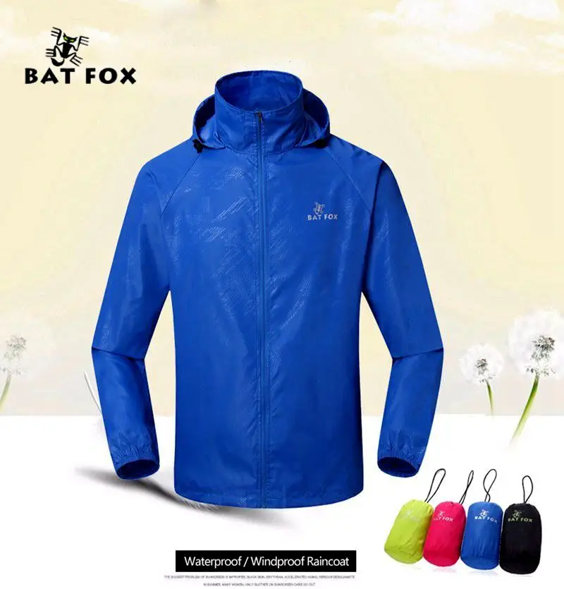 

BATFOX 2017 Cycling Jacket Men Women cycling rain jacket outdoor Waterproof Bike Long Sleeve windbreaker Jerseys bicycle jackets