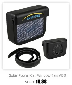 Автомобильный оконный вентилятор на солнечной энергии ABS, автомобильный вентилятор, охлаждающий Солнечный вытяжной вентилятор с резиновой зачисткой, автомобильные аксессуары