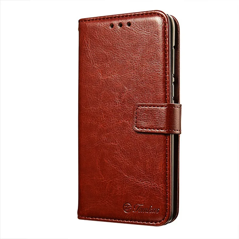 TOMKAS Wallet Leather Cases For Xiaomi 6X Case PU Retro Commerce Case With Card Pocket For Xiaomi A2 Back Cover Coque