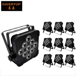 10 шт./лот 9x12 W 4IN1 RGBW сценический светодиодный свет высокое качество DMX512 4/7 Каналы светодиодные par-прожекторы диджейское световое