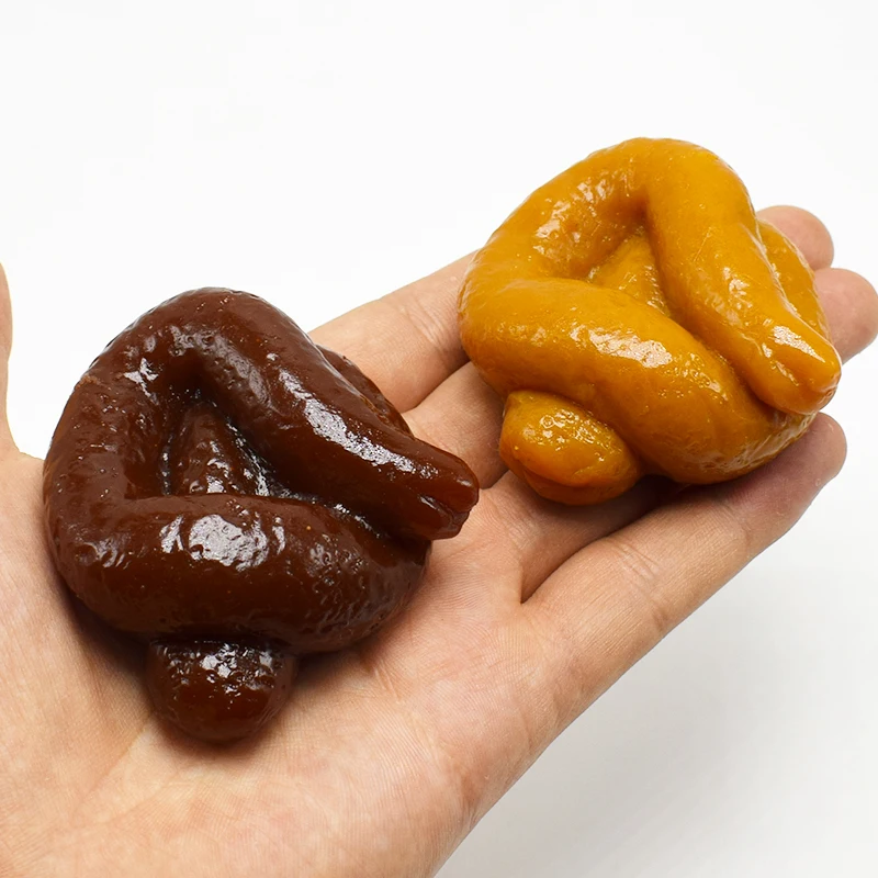 10pcs/lot Realistic Sticky Mischief Turd Gag Shits Poop Fake Feces Turd