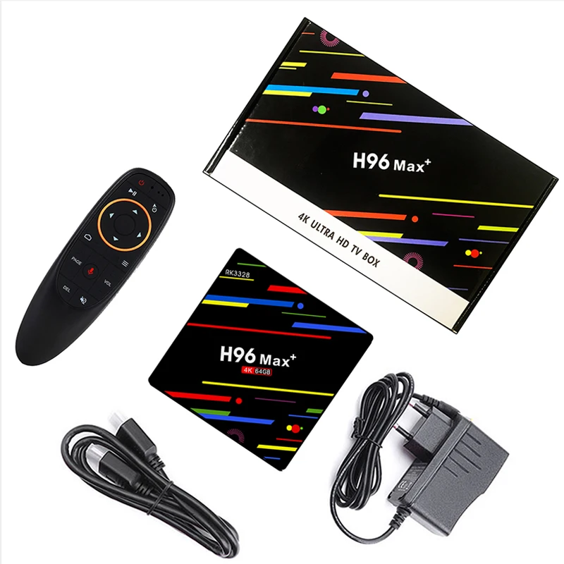 Android 9 0 4GB 64GB 4K ТВ бокс H96 MAX Plus RK3328 телеприставка 2 4G/5G wifi USB 3 Поддержка IPTV m3u android