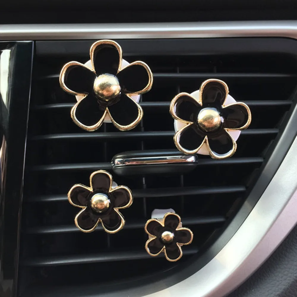 

Car Multiflora Flower Air Outlet Fragrant Perfume Clip Air Freshener Diffuser Smell To The Car Car Flavoring Air Fresheners