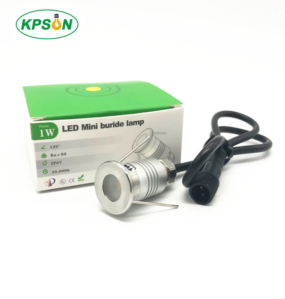 

1W LED Landscape Pathway Lighting Underground Light IP67 DC12V Deck Ground Square Ceiling Light Floor Lamp CE RoHS 8PCS